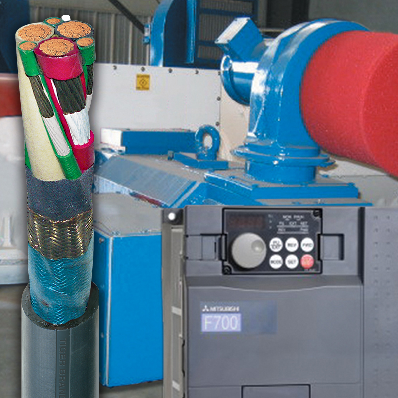 Tiger Brand MSHA approved VFD cables